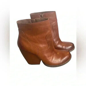 Kork-Ease Brown Ankle Boots